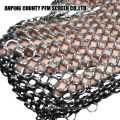 Ss Wire populaire grillage rond 316 7 * 7 8 * 8 Scrubber Chainmail en acier inoxydable